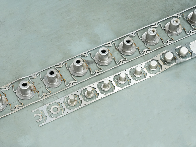 재료 스트립과 곰팡이